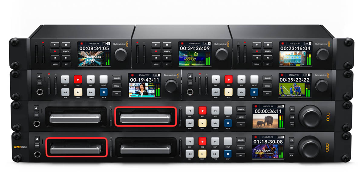 HyperDeck Studio HD Mini, HyperDeck Studio HD Plus, HyperDeck Studio HD Pro a HyperDeck Studio 4K Pro