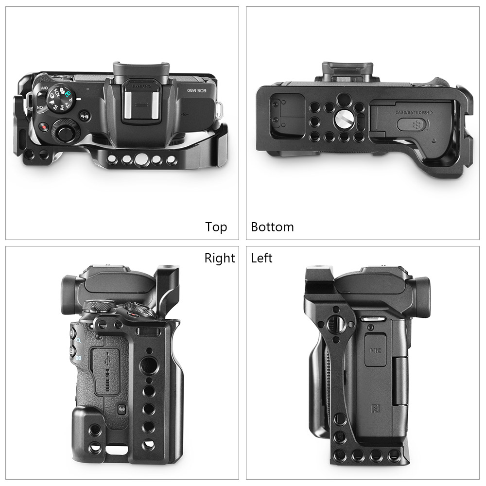 In Schaduw Eindig SmallRig Cage for Canon EOS M50 and M5 2168 / SYNTEX.TV