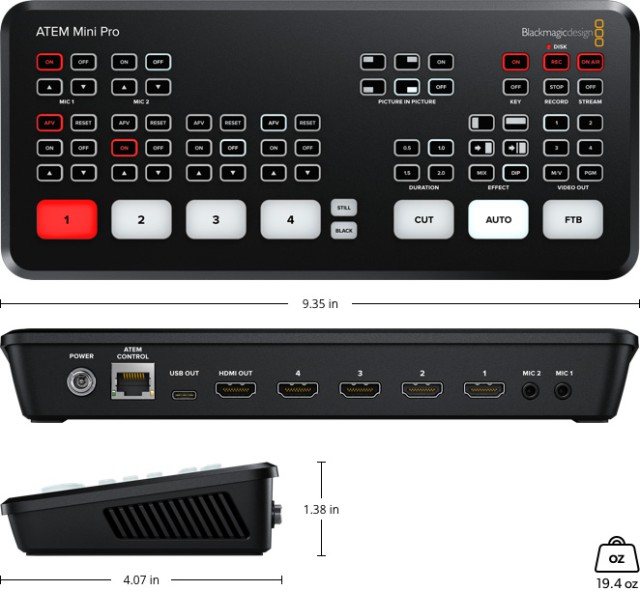超美品　ATEM Mini Pro Blackmagic Design Blackmagic Design ATEM Mini Pro – United States