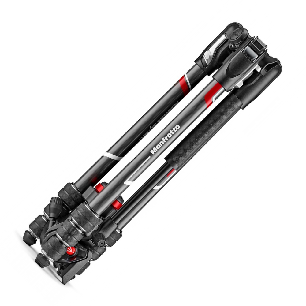 Manfrotto Befree live Carbon fibre tripod twist / SYNTEX.TV