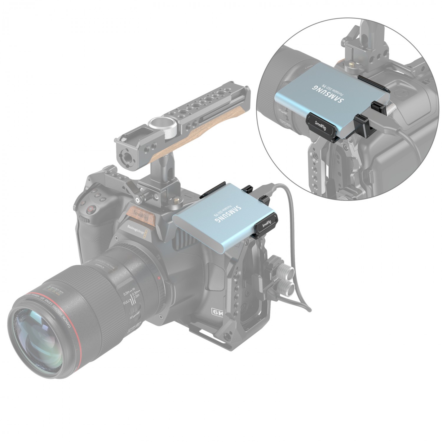 SmallRig T5/T7 SSD Mount for BMPCC 6K PRO 3272 /