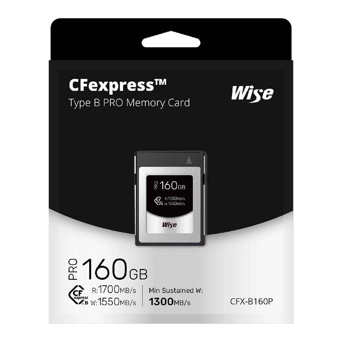 Wise CFexpress Type B カード CFX-B PROシリーズ 160GB-
