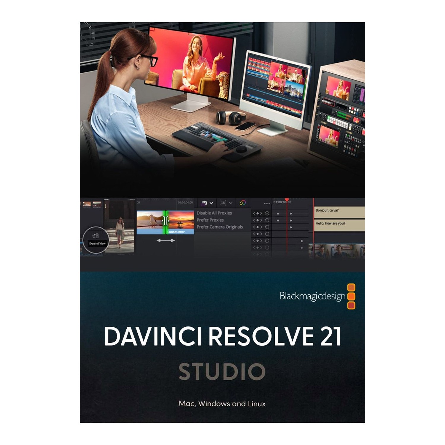 Blackmagic Design DaVinci Resolve Studio - download only / SYNTEX.TV
