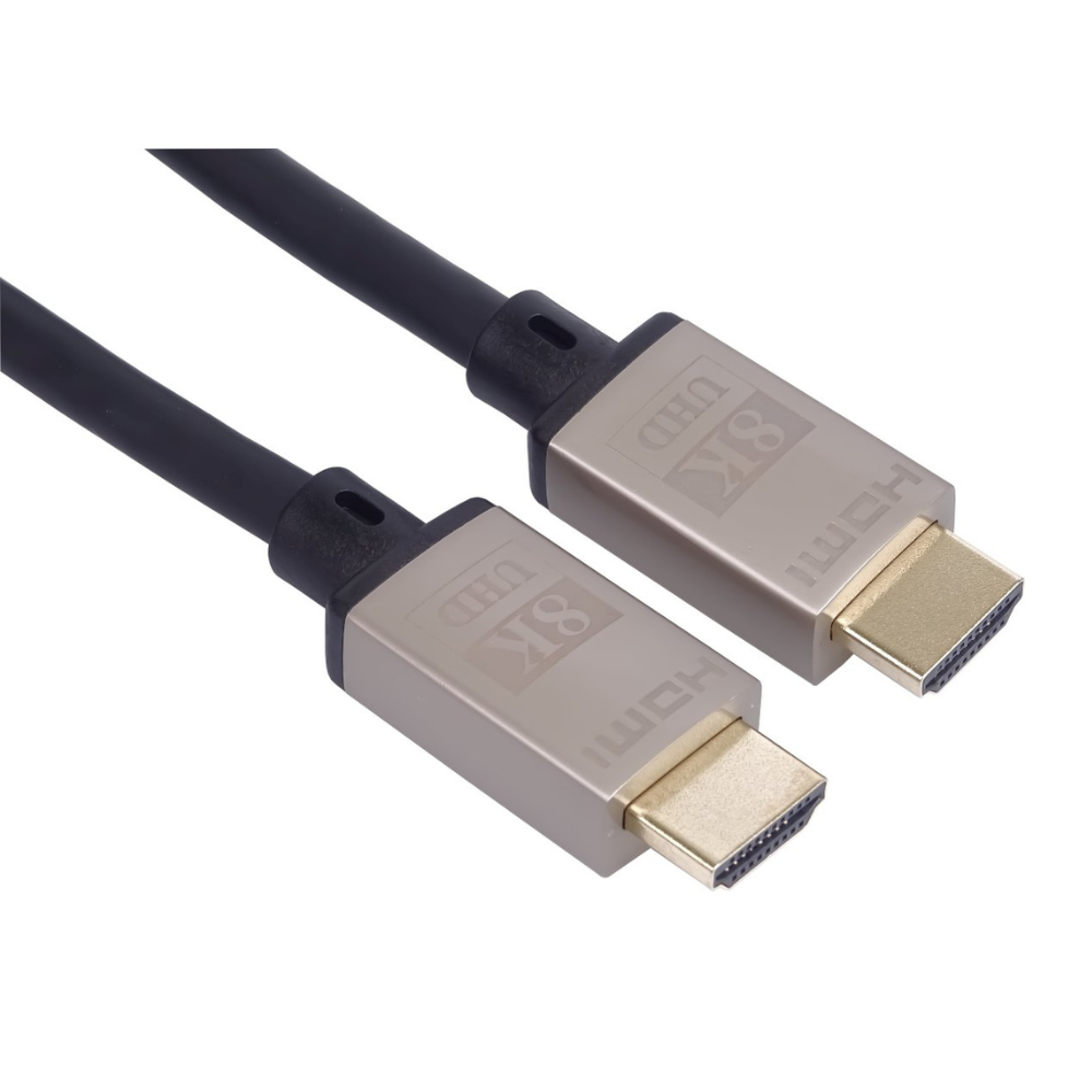 Lyrical Uddrag forbi PremiumCord Ultra High Speed HDMI 2.1 cable 8K@60Hz, 4K@120Hz length 2m  metallic gold plated connectors / SYNTEX.TV