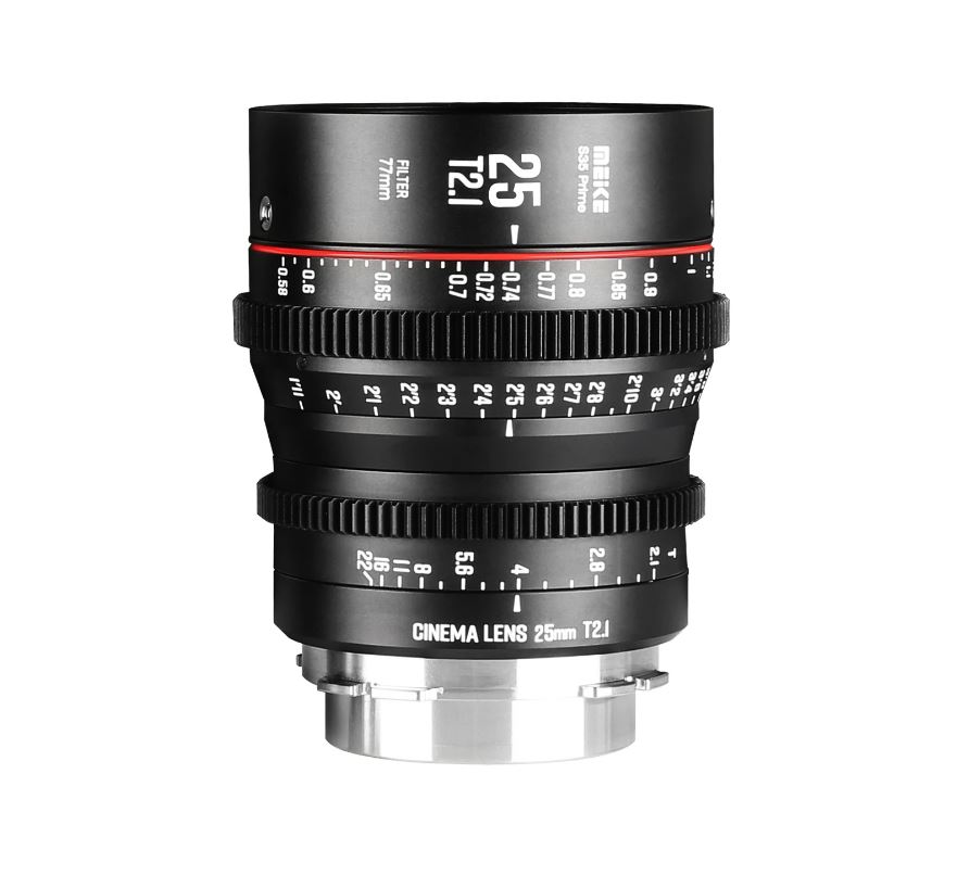 Meike 25mm T2.1 Super35 Prime Cine Lens (PL Mount) / SYNTEX.TV