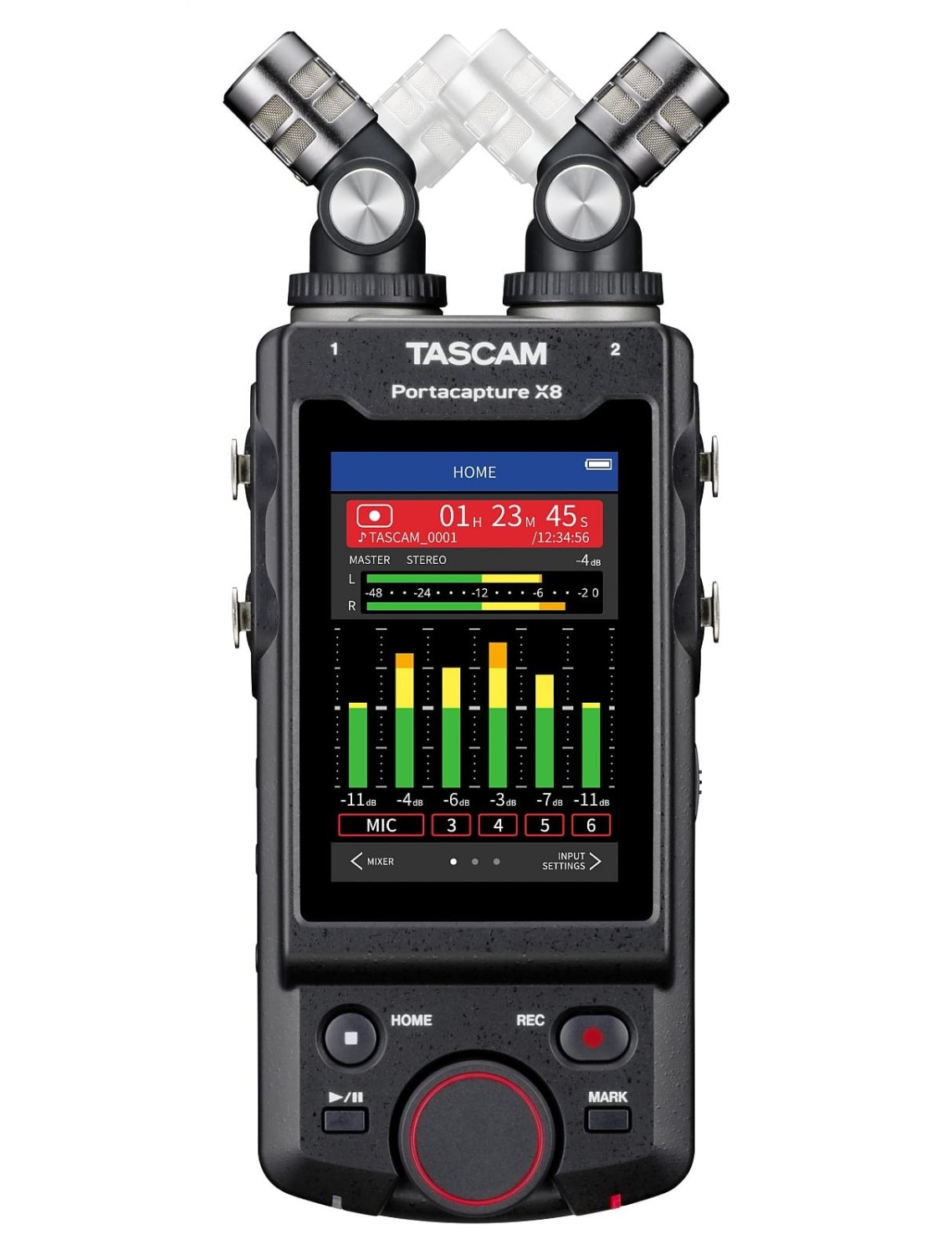 X8　Tascam　Portacapture　Recorder　Multi-Track　Handheld
