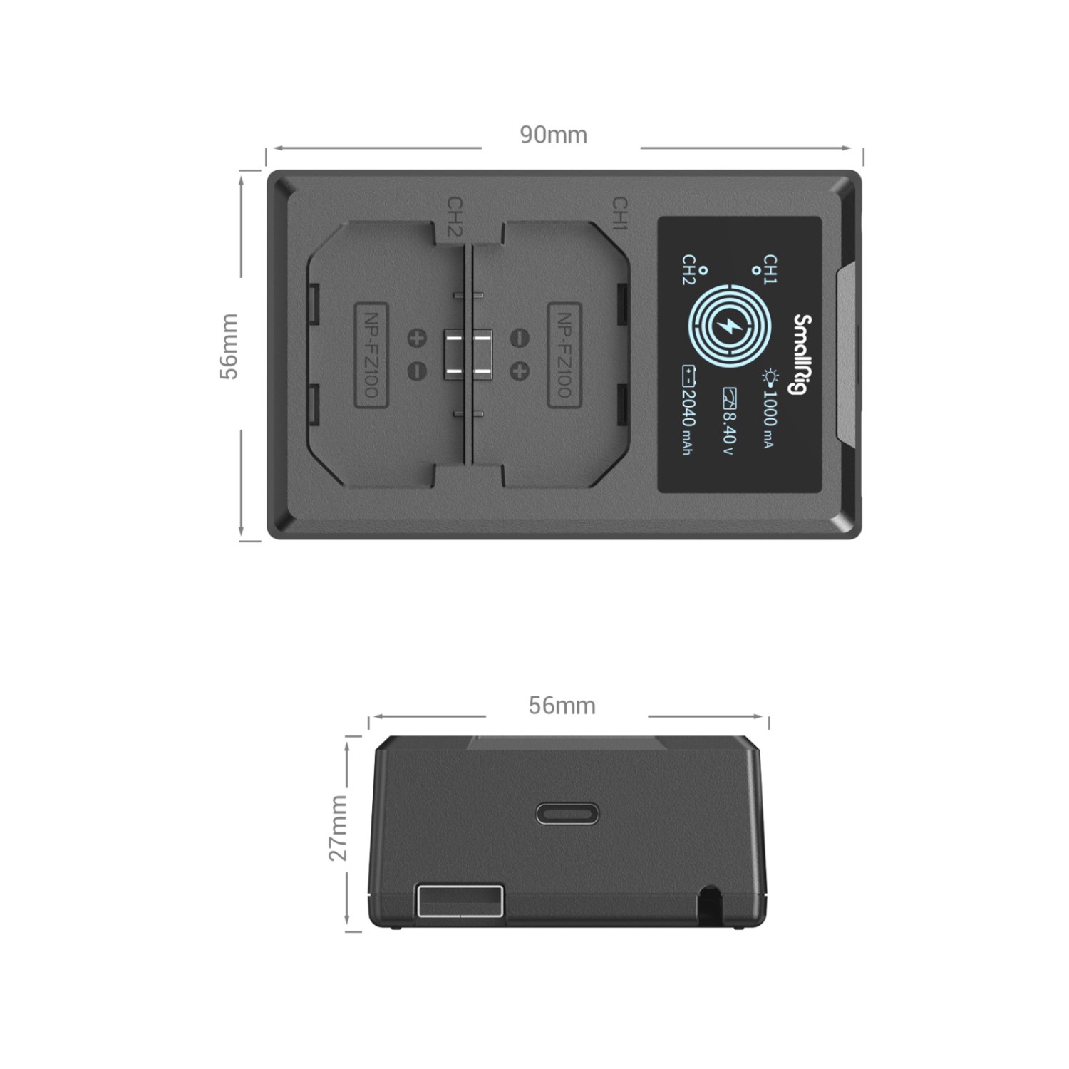 SmallRig NP-FZ100 Camera Battery Charger 4087 / SYNTEX.TV