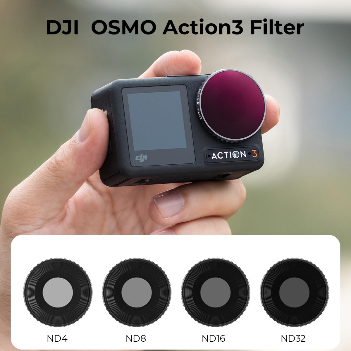 dji osmo action camera filters