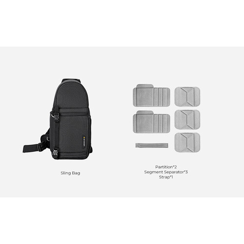 CWATCUN PB008 Waterproof Camera Sling Bag 6L Large Capacity for  Photographers - Walmart.com