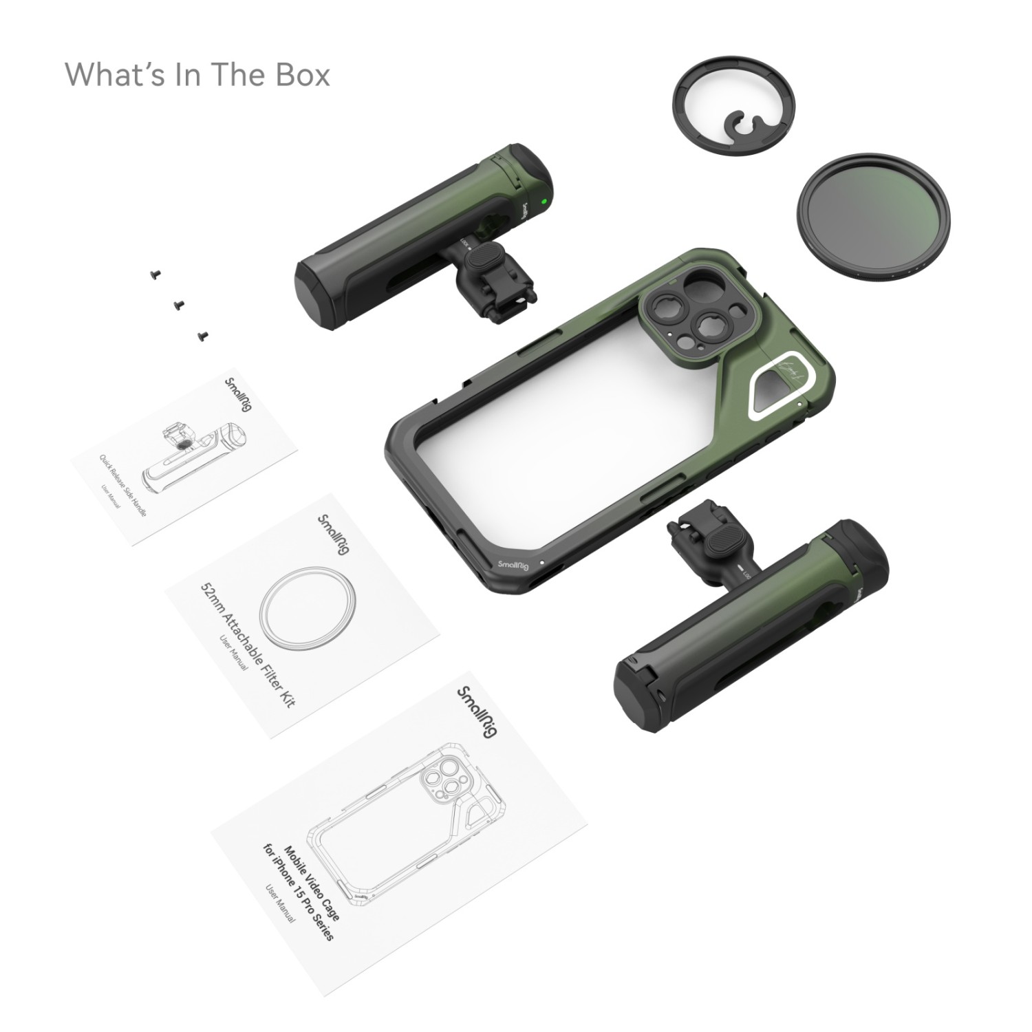 SmallRig x Brandon Li Mobile Video Kit for iPhone 15 Pro Max Co-design  Edition 4407 /