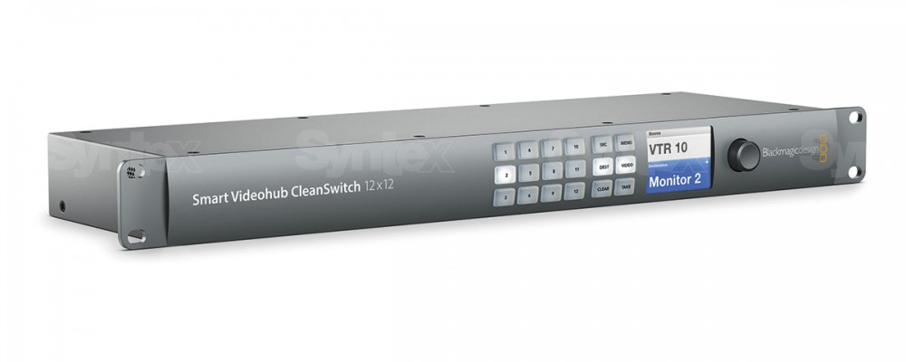 Blackmagic Design Smart Videohub CleanSwitch 12x12 / SYNTEX.TV