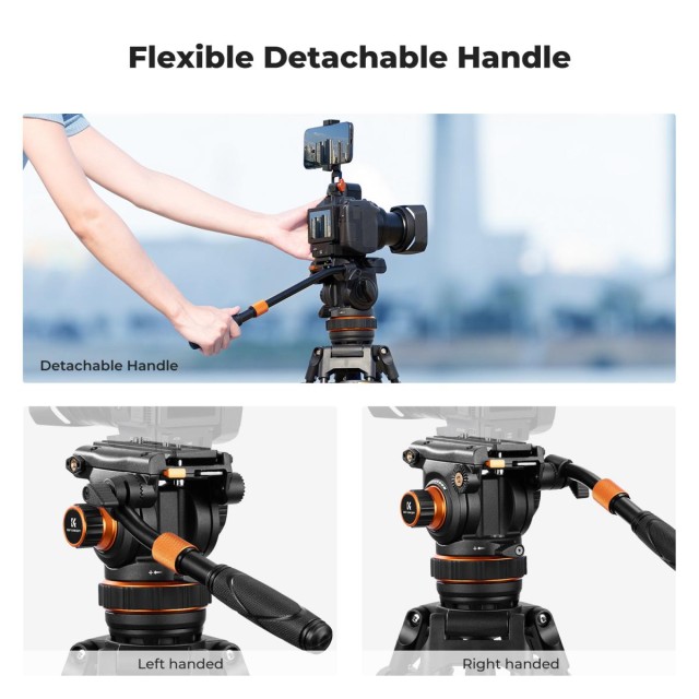 ARTCISE DB30 Aluminum Ball Head For Tripod – 22lb Capacity, 360° Panoramic, Quick Release
