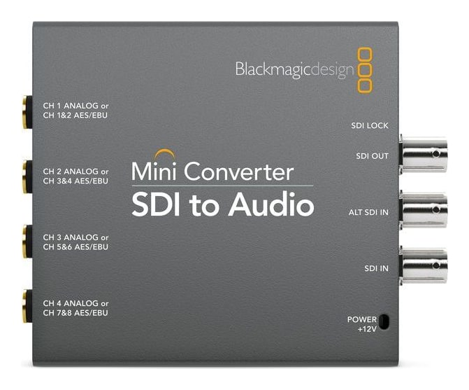 Mini Converter SDI to Audio – Four analog channels or eight AES/EBU