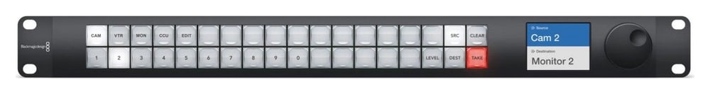 Blackmagic Videohub Master Control Pro – Direct entry with buttons