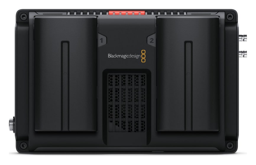 Video Assist 5″ 12G HDR – Two NP-F batteries and locking 12 V connector