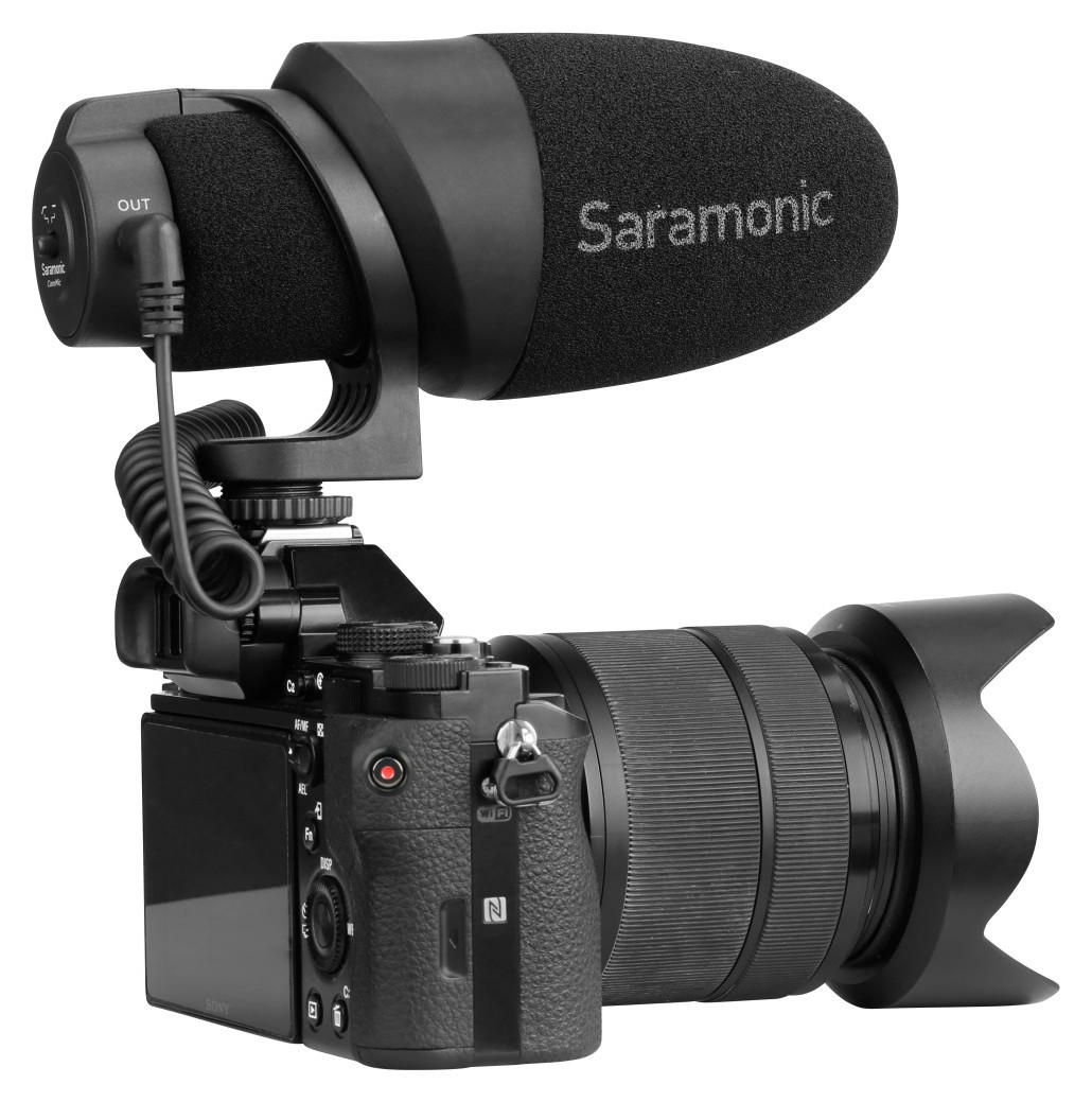 Saramonic CamMic – On a camera or camcorder