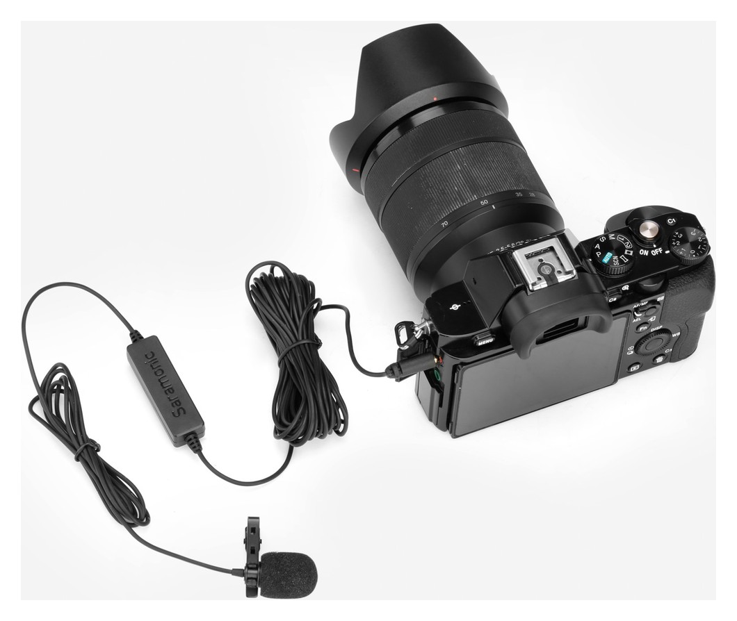 Saramonic LavMicro‑S – Straight into the camera