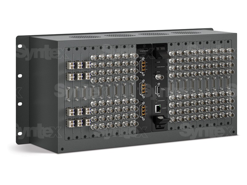 Universal Videohub 72 frame for the Crosspoint card