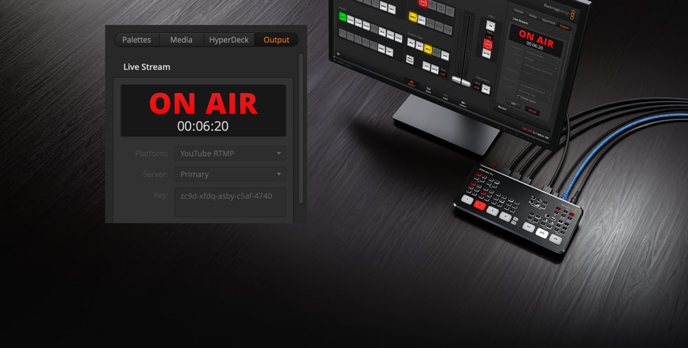 ATEM Mini Pro – Live streaming directly via Ethernet