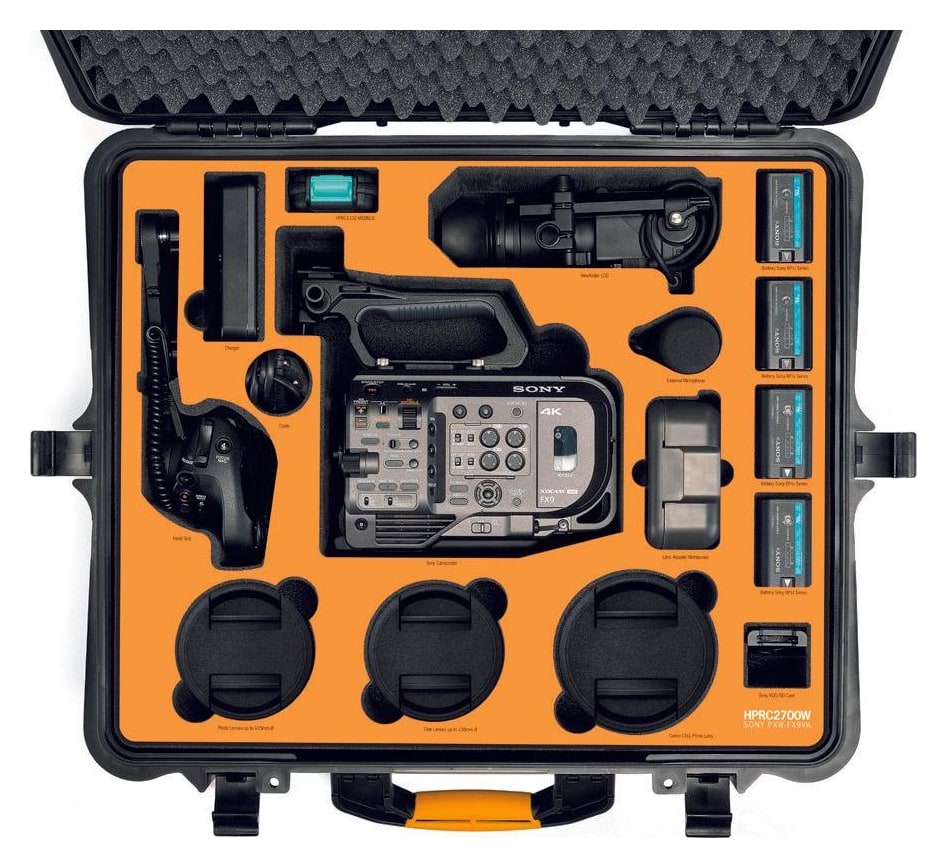 HPRC 2700W – Custom foam for the Sony PXW-FX9