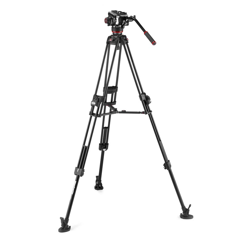 Manfrotto 504X with 645 Fast Twin Aluminium Tripod