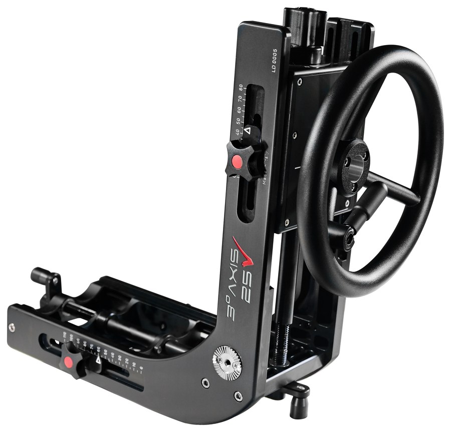 Cartoni Lambda 25 Third Axis – Third axis with hand wheel