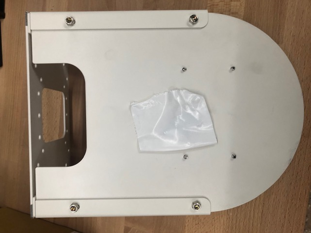 Datavideo WM-1 assembly example and mounting orientation