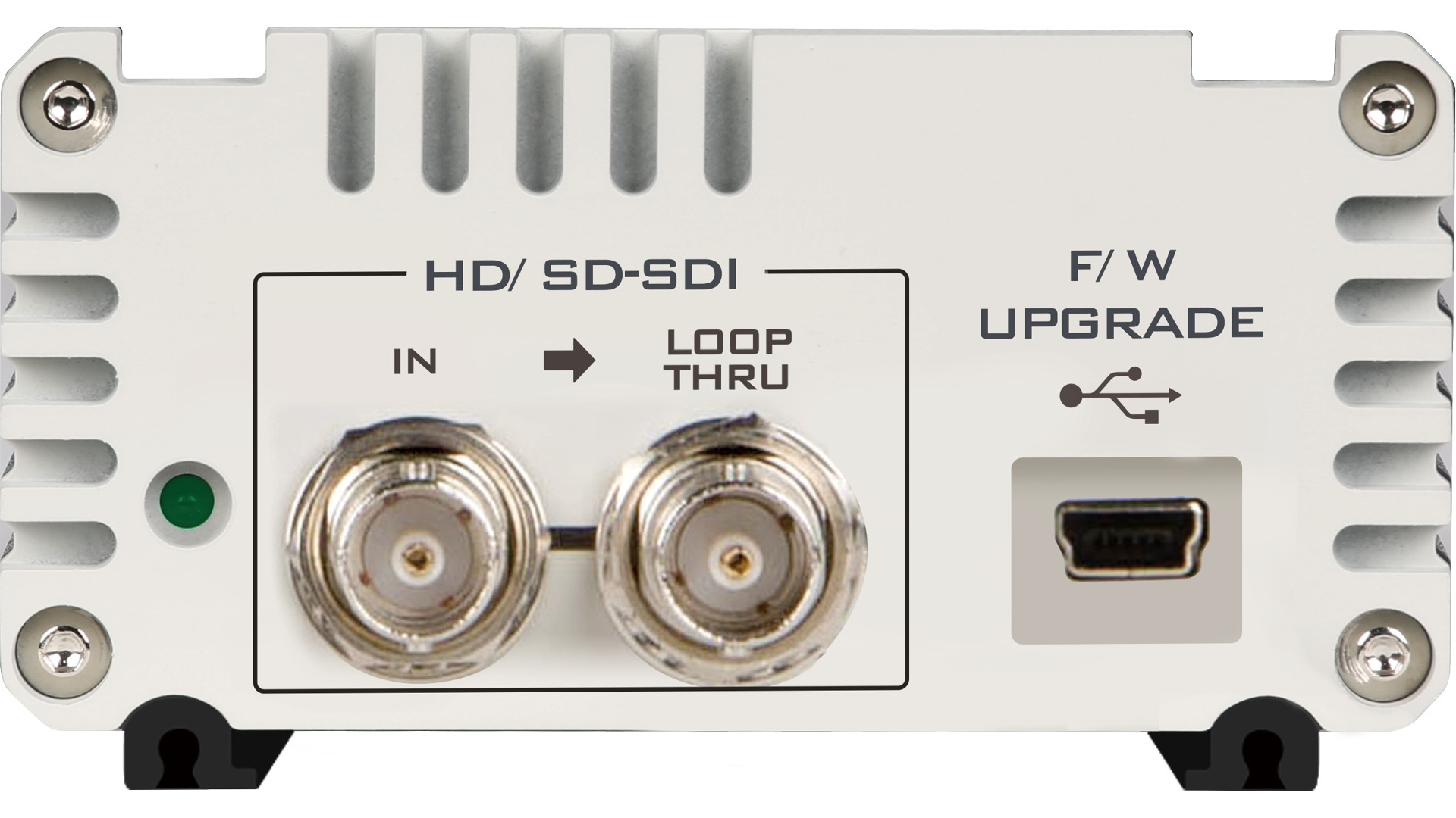 SDI input and loop-through output