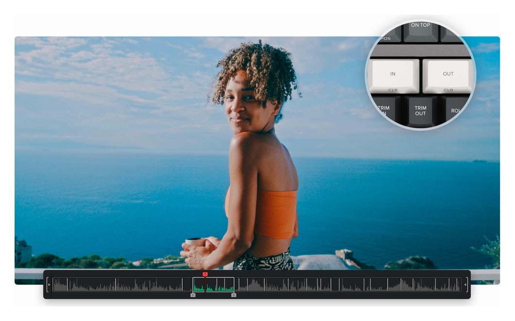 DaVinci Resolve Speed Editor – Large In and Out keys and smart edit functions