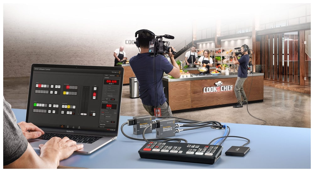 Micro Converter BiDirectional SDI/HDMI 3G – SDI cameras with an ATEM Mini switcher