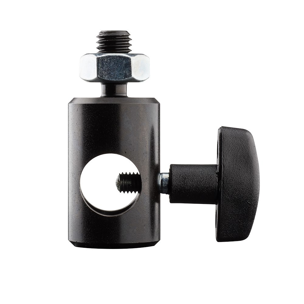 Manfrotto 014MS – front view of the 16 mm female to M10 adapter
