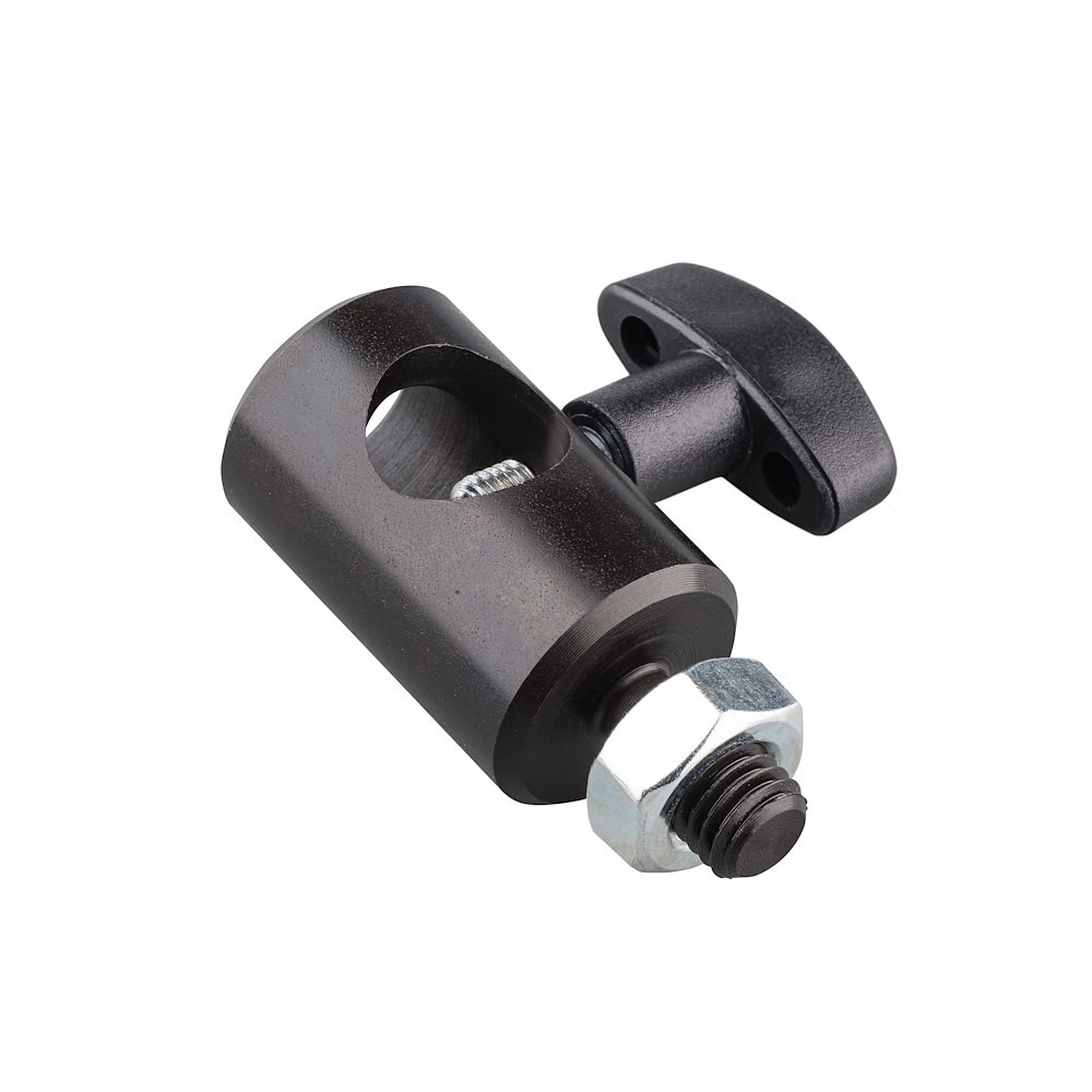Manfrotto 014MS – detail of the M10 screw and clamping mechanism