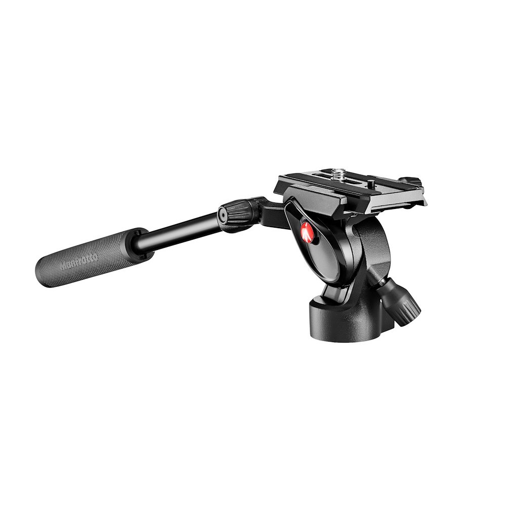 Side view of the Manfrotto MVH400AH with pan bar