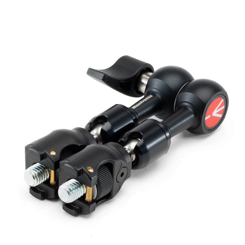 Detail of the 3/8 inch anti-rotation attachment on Manfrotto 244MICRO-AR