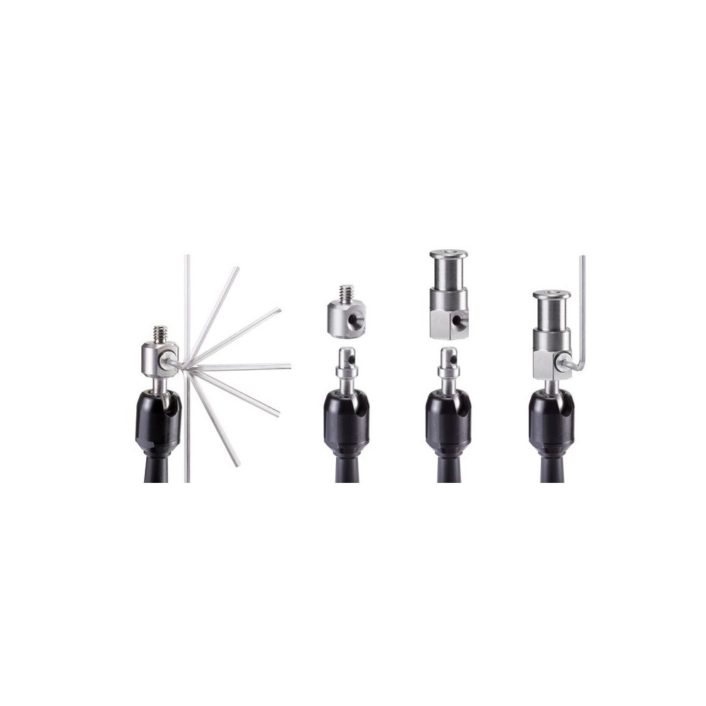 Changing an adapter on a Manfrotto 244-series arm