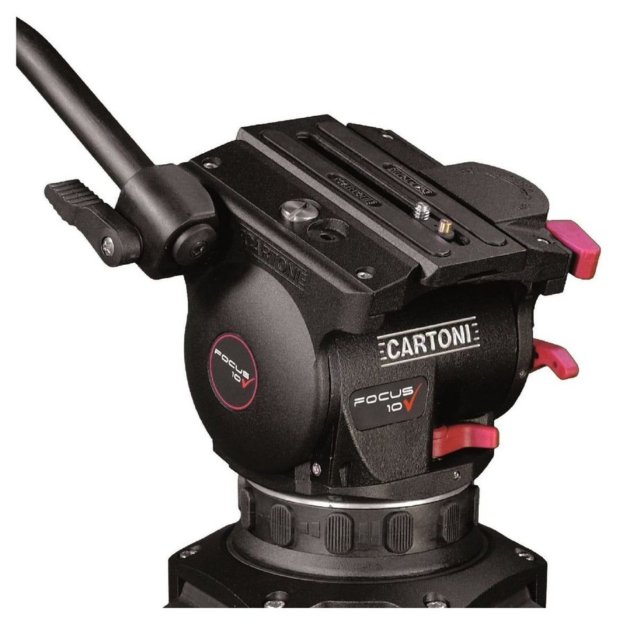 Cartoni Focus 10 Red Lock System MS – Focus 10 fluid head