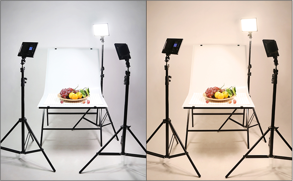 Soft light from a slim panel