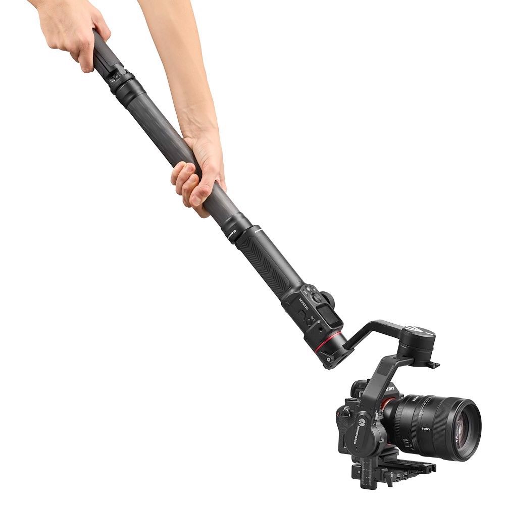 Manfrotto MVGEXT used for a low-angle shot