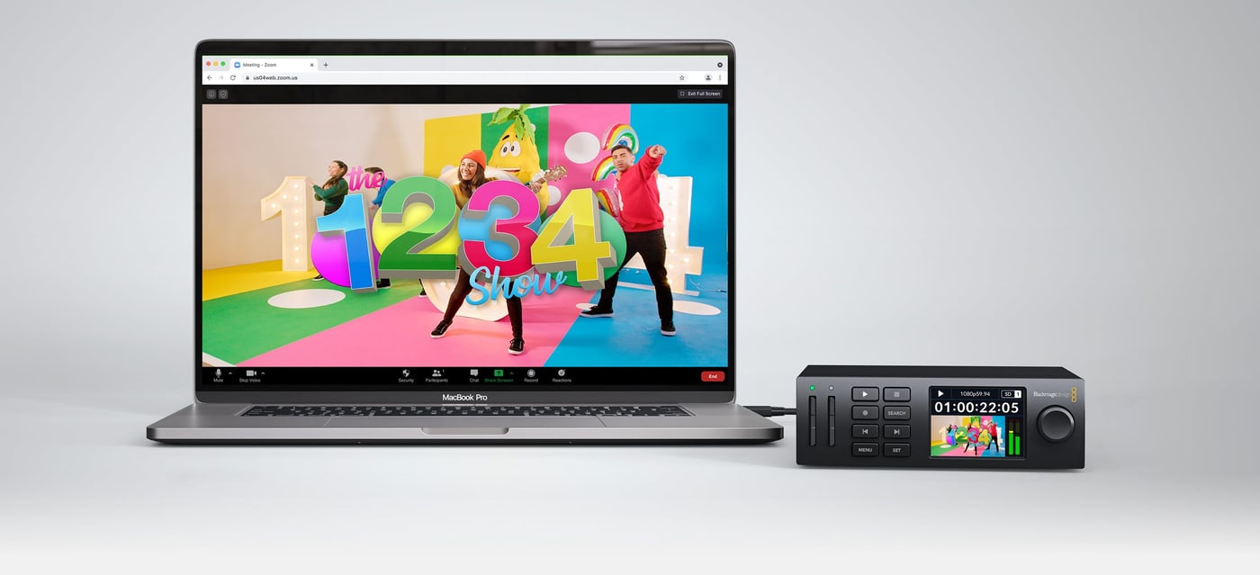 HyperDeck Studio HD Mini – Webcam output