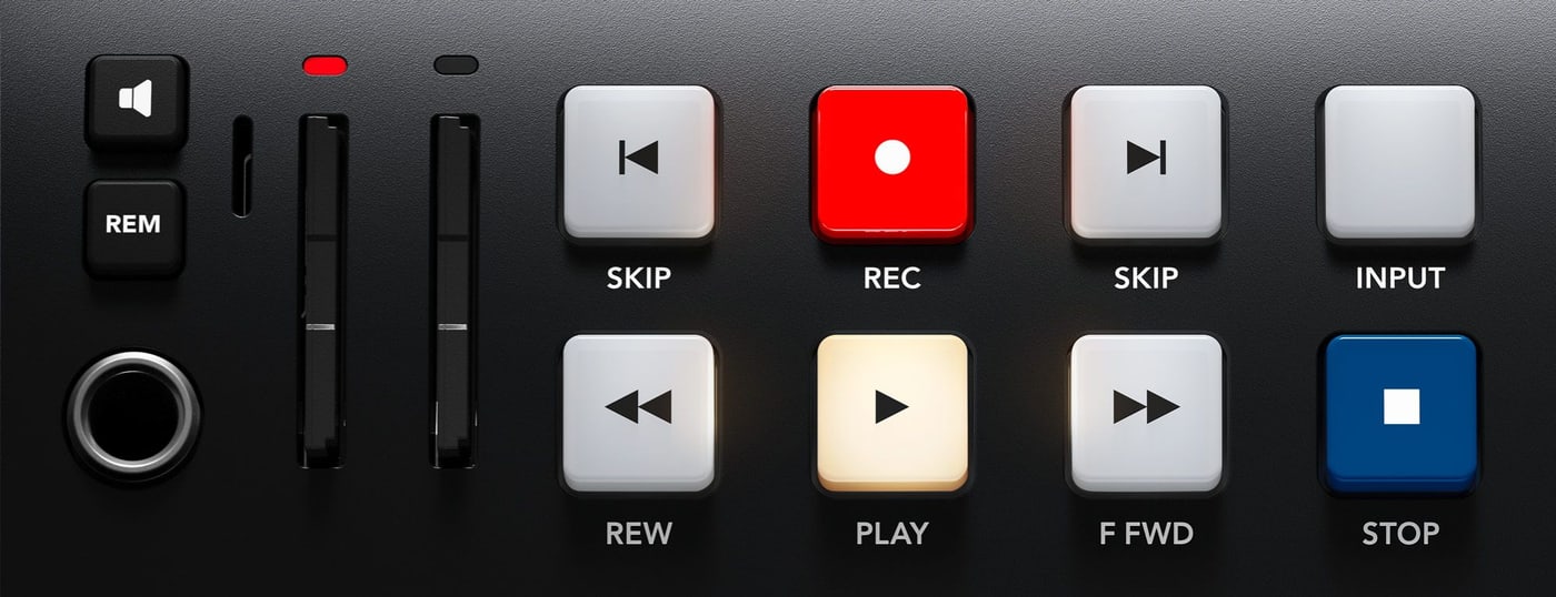 HyperDeck Studio HD Plus – Controls like a broadcast VTR