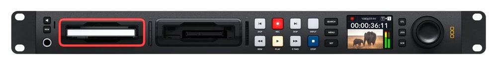 HyperDeck Studio HD Pro – Metal search dial with clutch