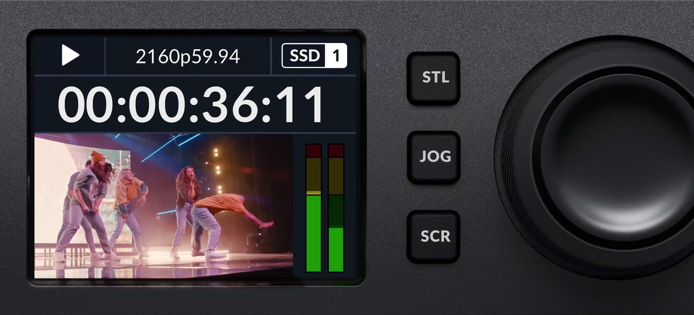 HyperDeck Studio 4K Pro – Color status display