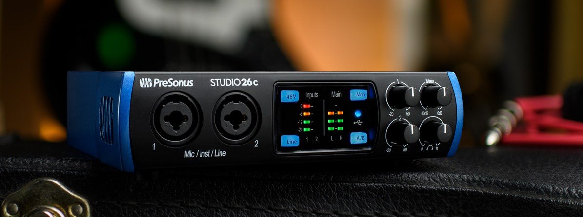 Externá zvuková karta Presonus Studio 26c