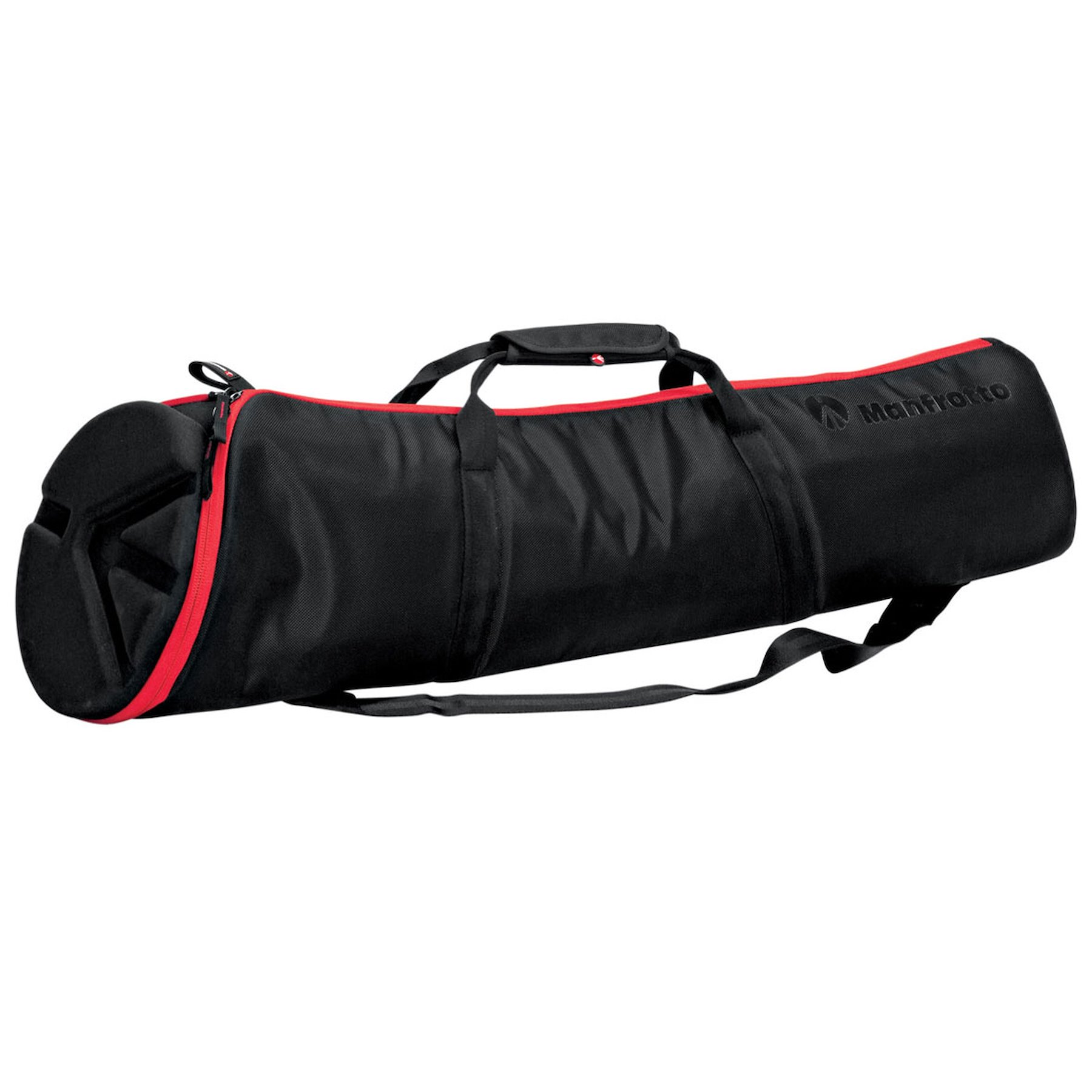Manfrotto MBAG100PNHD padded tripod bag on a white background