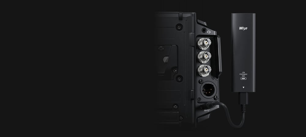 Blackmagic URSA Broadcast G2 – Recording to disks via USB-C