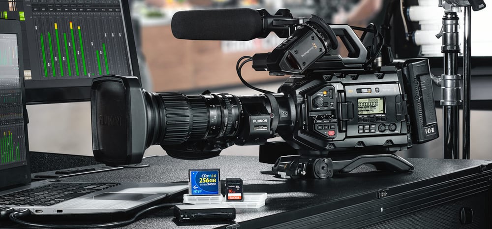 Blackmagic URSA Broadcast G2 – Common file formats and two slots per media type