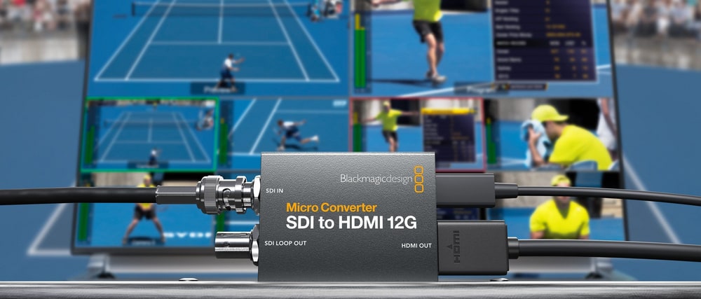 Micro Converter SDI to HDMI 12G – Professional monitoring from SDI