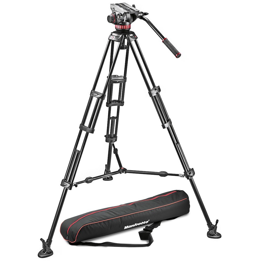Manfrotto MVH502A,546BK-1 professional video tripod kit