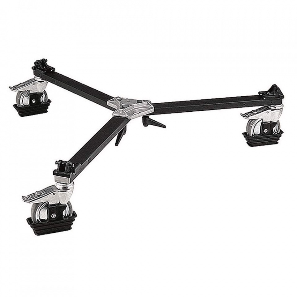 Manfrotto 114MV tripod dolly unfolded
