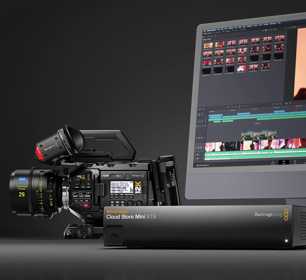 Blackmagic Design Cloud Store Mini 8TB – For editing, color correction and audio